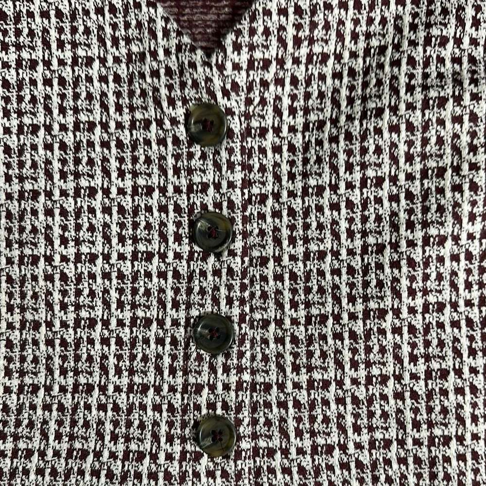 LC Lauren Conrad mauve and White Knit dress - Picture 3 of 5